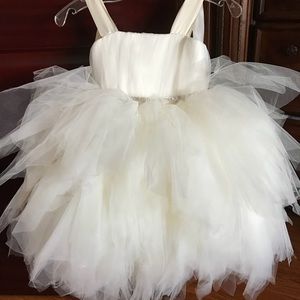 Ivory Amalee flower girl dress